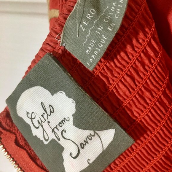 Beautiful Embroidered Red Strapless Dress! - Picture 2 of 7